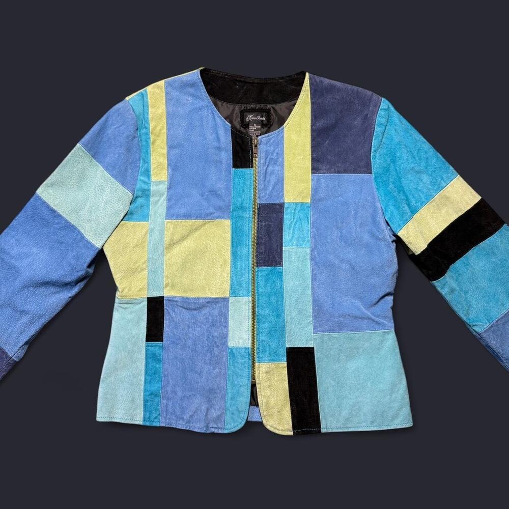 Vintage karen arnold patchwork jacket